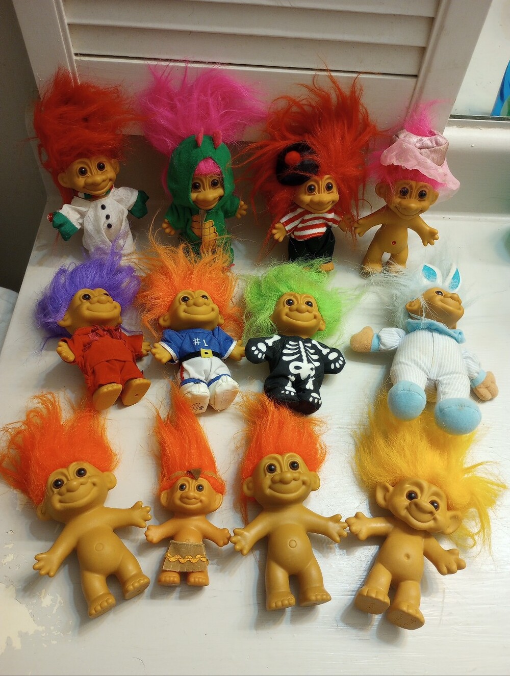Russ Vintage Bundle Of 12 Troll Dolls